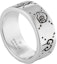 Order Gucci Ghost Skull Ring Silver