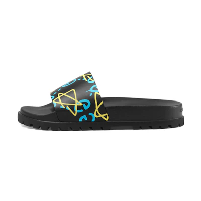 Gucci Ghost Slide 'Star Print Black'