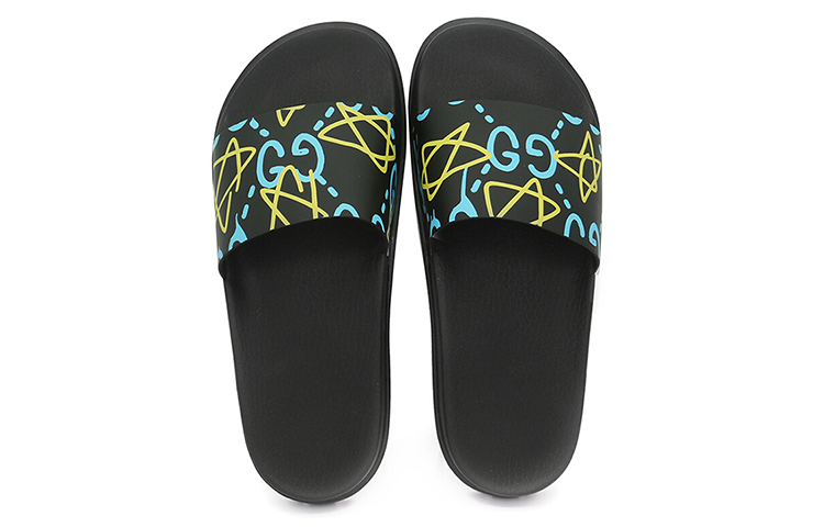 Gucci Ghost Slide 'Star Print Black' 圖 2