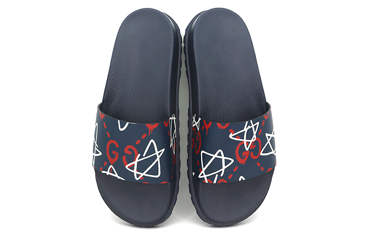 Shop Gucci Ghost Slide ''Imprimé Étoile Bleu'' 429360-DSS00-4178