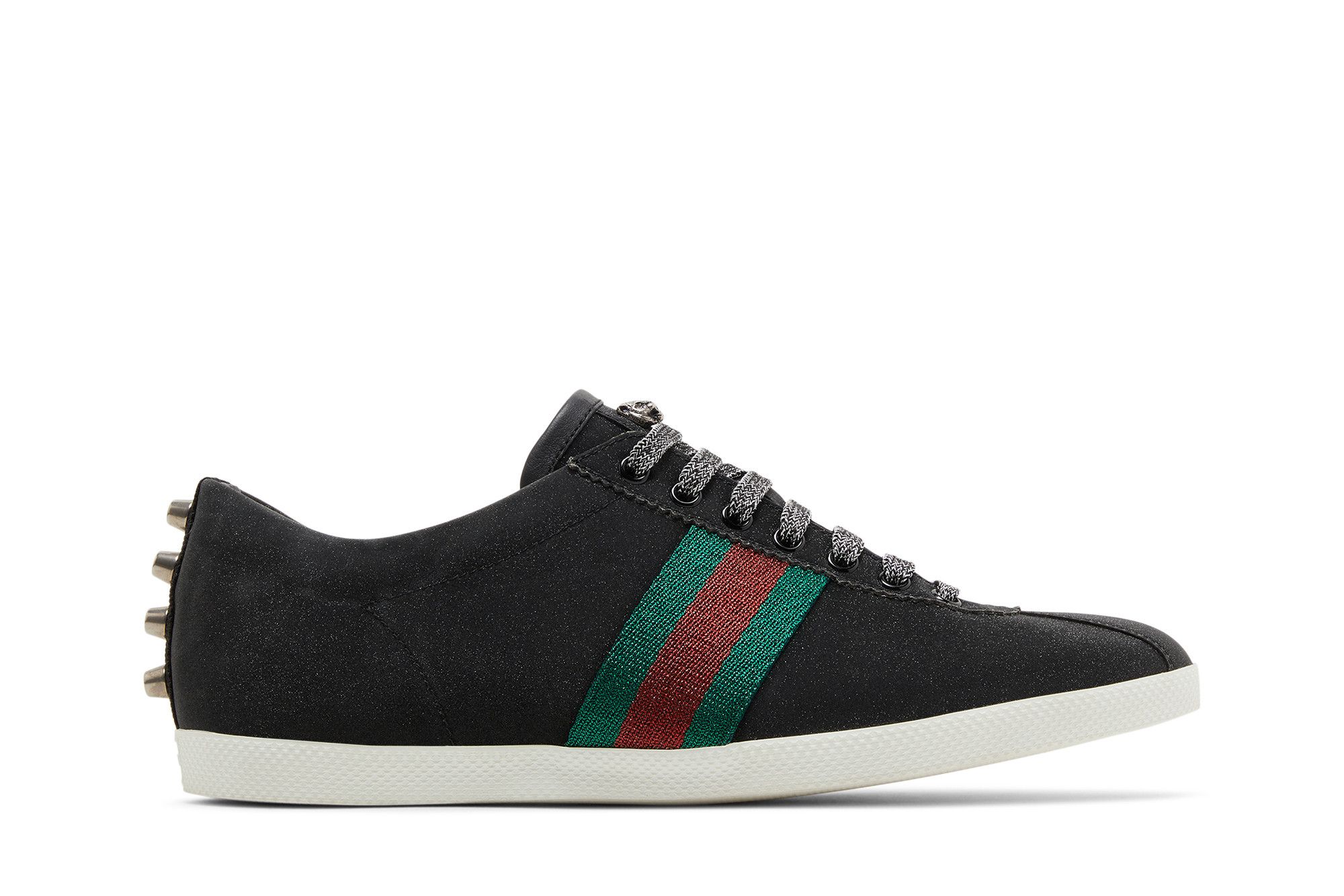 Gucci Glitter Web Stud Low 'Black'