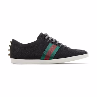 Gucci Glitter Web Stud Low 'Black'
