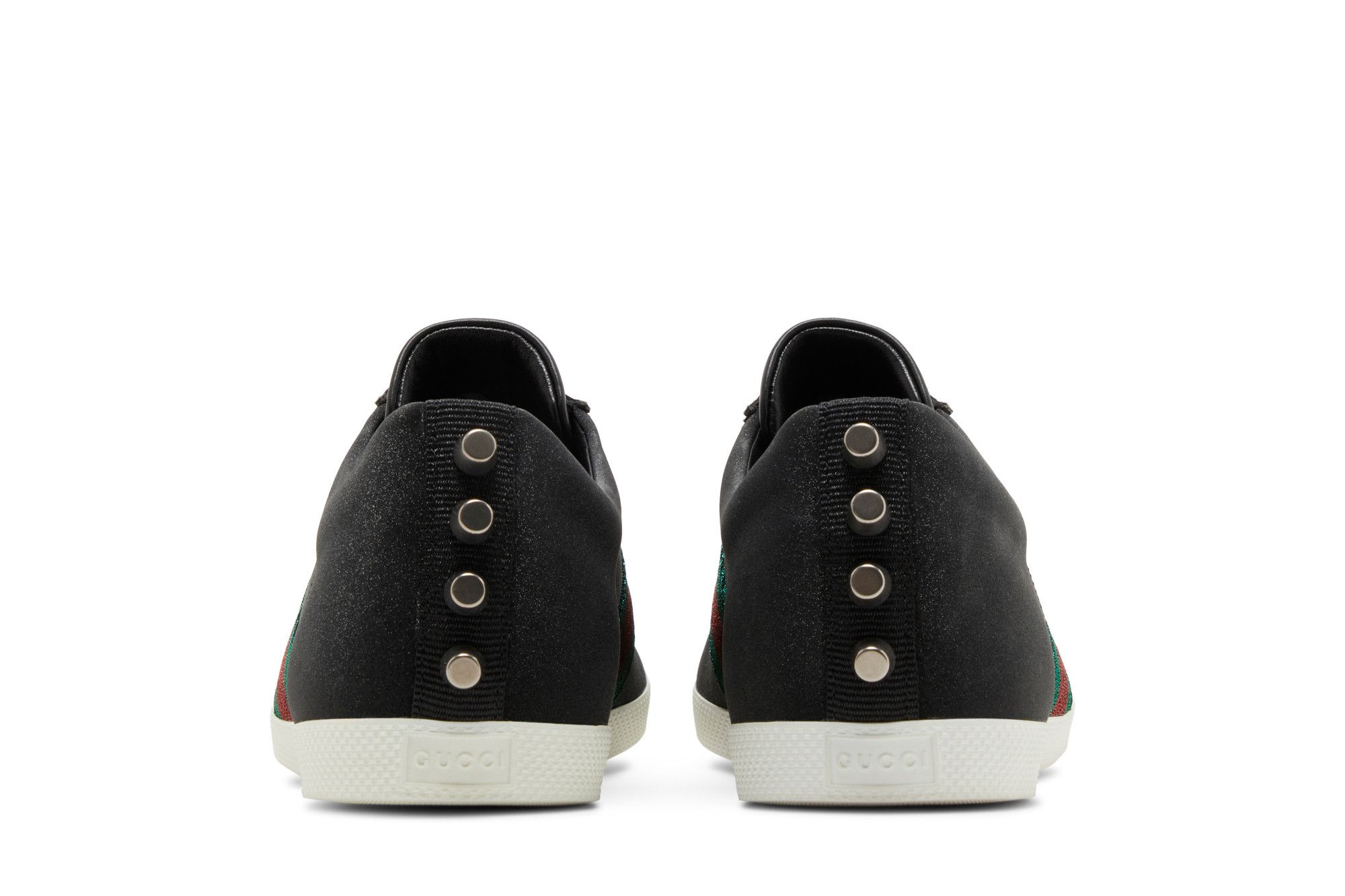 Gucci Glitter Web Stud Low 'Black' 圖 6
