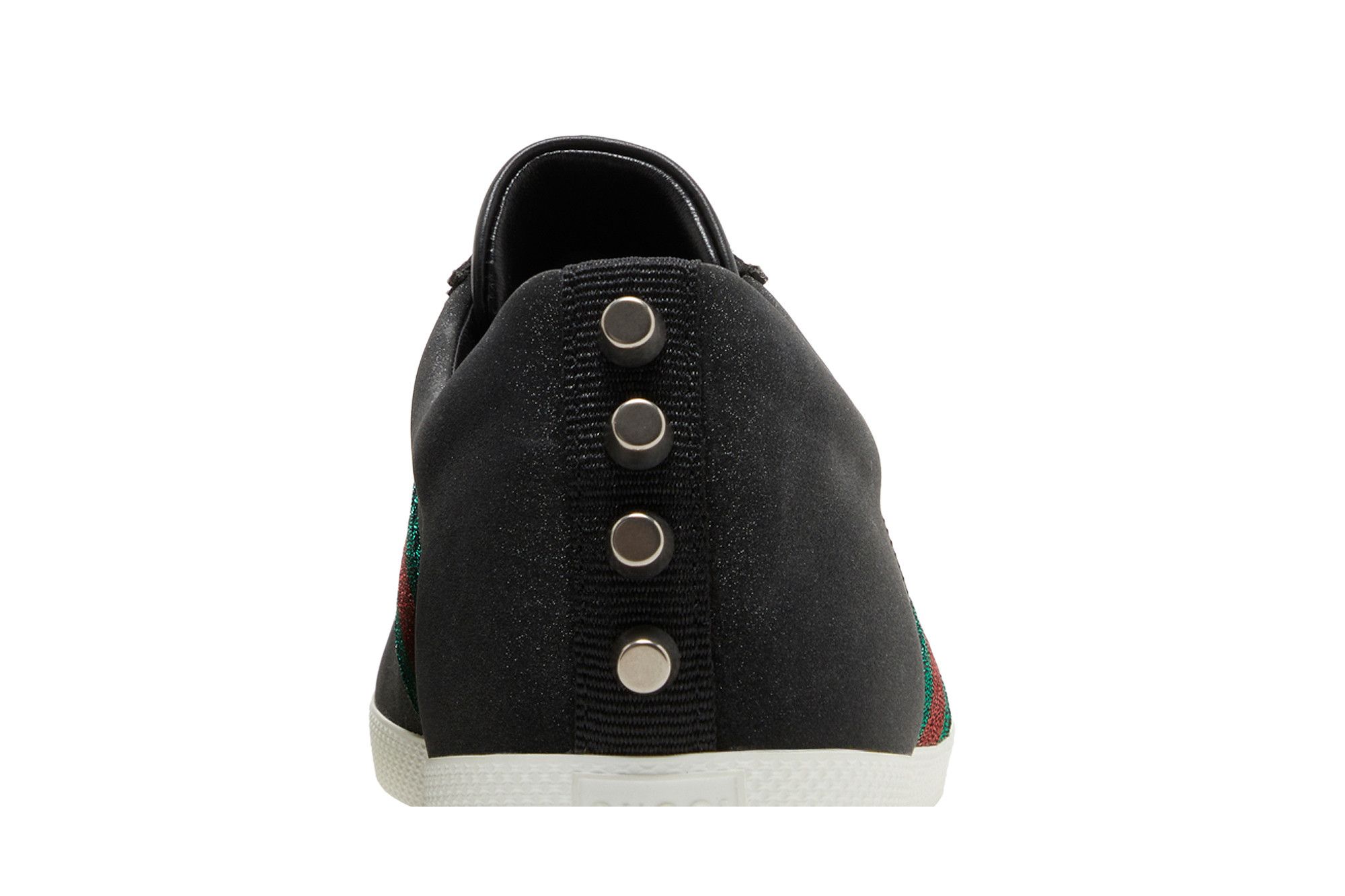 Gucci Glitter Web Stud Low 'Black' 圖 7