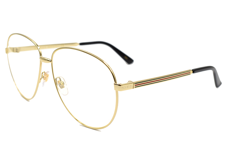 GUCCI Gold Aviator Sunglasses Unisex Alloy Pilot Glasses GG0138S-003 圖 2