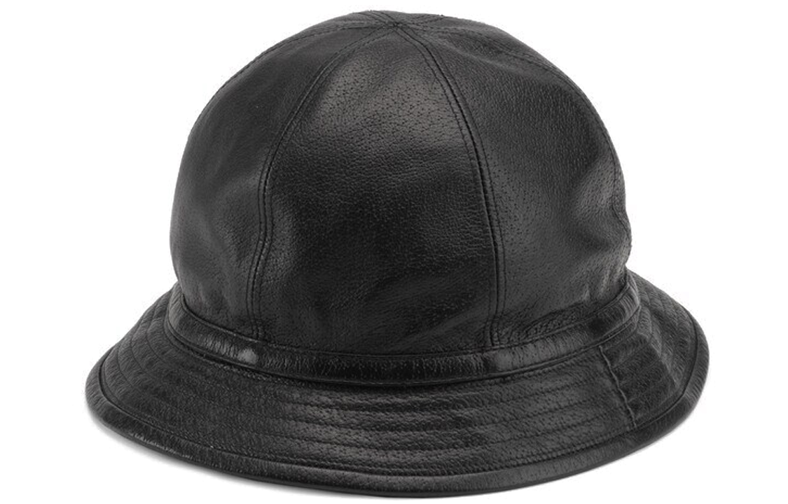 GUCCI Gold Horsebit Round Hat Unisex Couple Style Black 666600-4HAK5-1000 圖 3