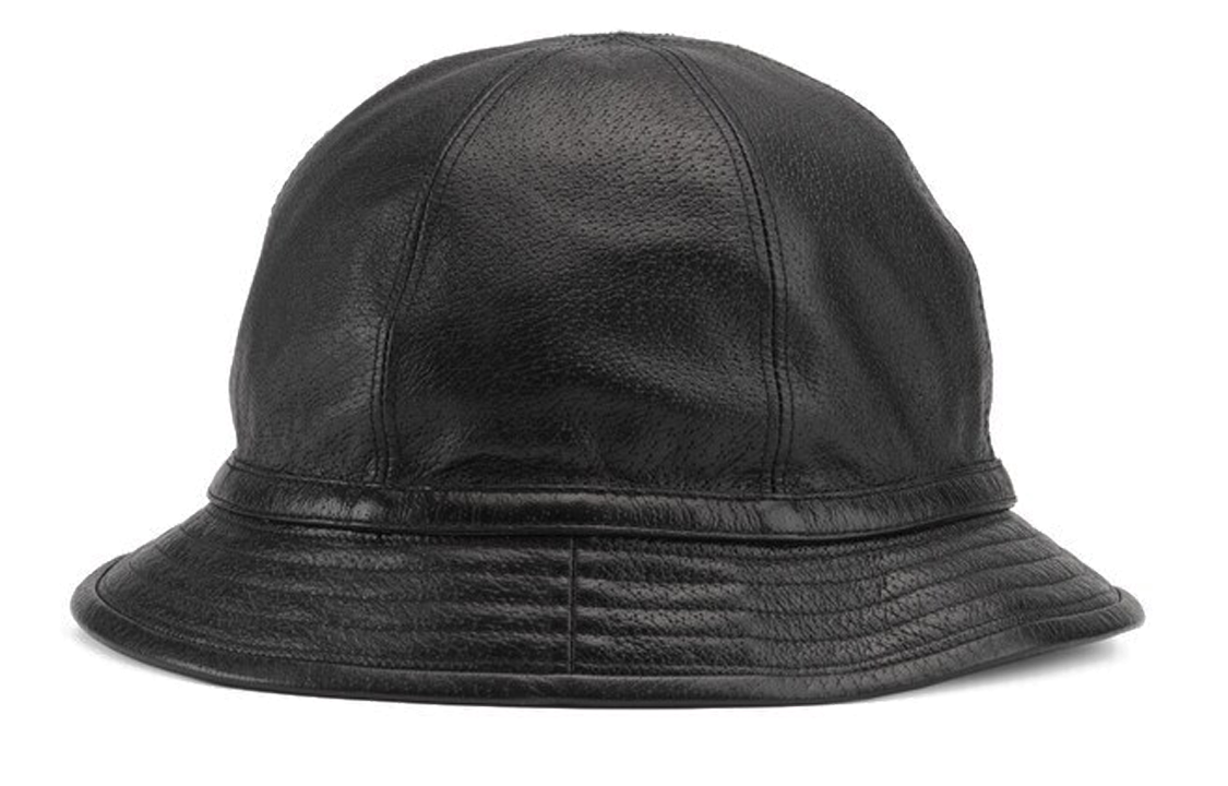 GUCCI Gold Horsebit Round Hat Unisex Couple Style Black 666600-4HAK5-1000 圖 4