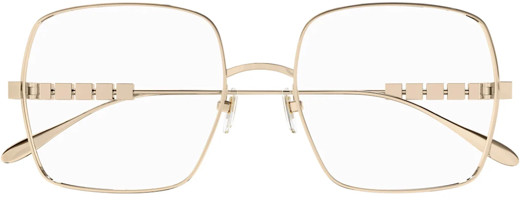 Kacamata Optik GUCCI Emas Metalik Tidak Beraturan dengan Logo Unisex. GG1434O002 Lookbook Kacamata Optik GUCCI Emas Metalik Tidak Beraturan dengan Logo Unisex. GG1434O002