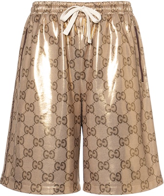 Gucci Seluar Pendek Kasual Kaki Lurus Logo Emas 741499-XJFFG-2486 Buy Gucci Seluar Pendek Kasual Kaki Lurus Logo Emas 741499-XJFFG-2486