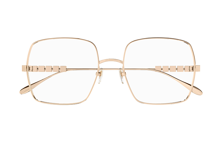 GUCCI Gold Metal Square Optical Glasses Unisex Retro Couple Style. GG1434O 圖 6