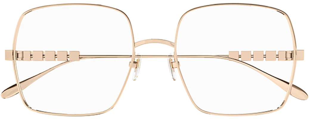GUCCI Gold Metal Square Optical Glasses Unisex Retro Couple Style. GG1434O Details for GUCCI Gold Metal Square Optical Glasses Unisex Retro Couple Style. GG1434O