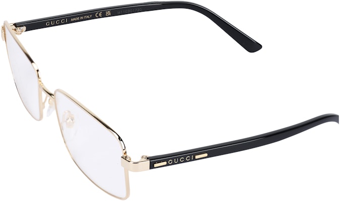 GUCCI 男士金色矩形光学眼镜 寺庙饰有标志细节 GG1586O004 Buy GUCCI 男士金色矩形光学眼镜 寺庙饰有标志细节 GG1586O004