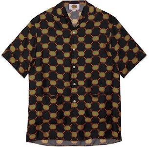 구찌 굿 게임 FW22 더블 G 로고 반팔 버튼업 셔츠 블랙 720181-ZAK4Q-1216 Buy 구찌 굿 게임 FW22 더블 G 로고 반팔 버튼업 셔츠 블랙 720181-ZAK4Q-1216