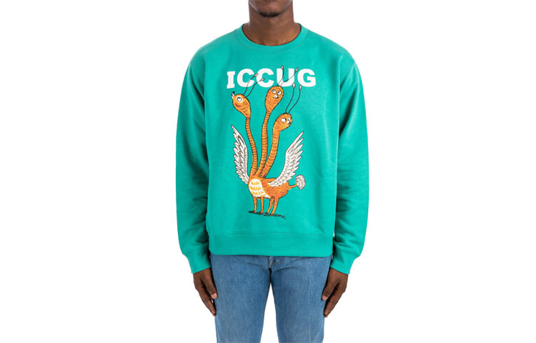 Gucci Green Animal Graphic Logo Sweatshirt 626990-XJDJT-3779