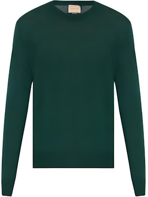Jersey Gucci Verde de Cuello Redondo con Estampado de Logo 763661-XKDLY-3581 Buy Jersey Gucci Verde de Cuello Redondo con Estampado de Logo 763661-XKDLY-3581