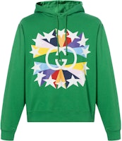Gucci Green Graphic Print Pullover Sweatshirt 646953-XJDNJ-3129 Gucci Green Graphic Print Pullover Sweatshirt 646953-XJDNJ-3129