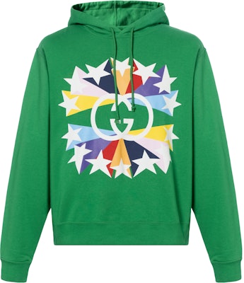 古驰绿色印花图案套头衫卫衣 646953-XJDNJ-3129 Buy 古驰绿色印花图案套头衫卫衣 646953-XJDNJ-3129