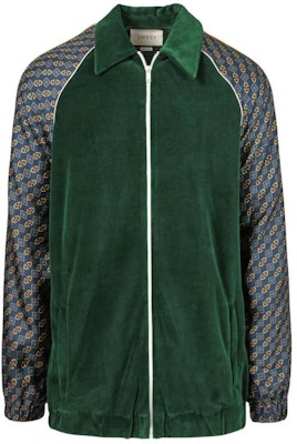 Gucci Green Printed Slim-Fit Long Sleeve Jacket for Men 572725-XJA4Y-3129 Buy Gucci Green Printed Slim-Fit Long Sleeve Jacket for Men 572725-XJA4Y-3129