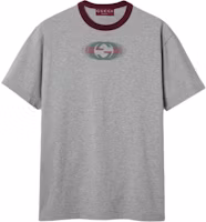 Gucci Grey Crew Neck Printed Straight-Fit T-Shirt 795957-XJGQ6-1230 Gucci Grey Crew Neck Printed Straight-Fit T-Shirt 795957-XJGQ6-1230