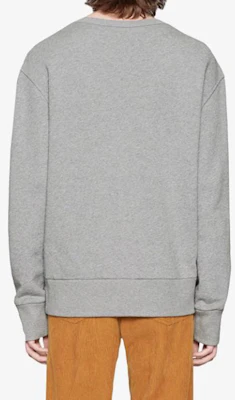 구찌 그레이 크루넥 스웻셔츠 레터 레오파드 헤드 디자인 475532X3N621111 Purchase 구찌 그레이 크루넥 스웻셔츠 레터 레오파드 헤드 디자인 475532X3N621111