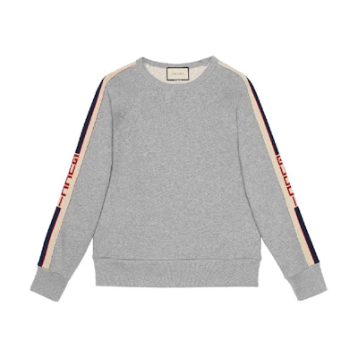 Gucci Grey Logo Crewneck Sweatshirt 522846-X9I97-1295