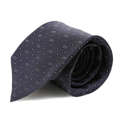GUCCI Grey Polka Dot Tie Monogram Collection. 324855-4B002-4179
