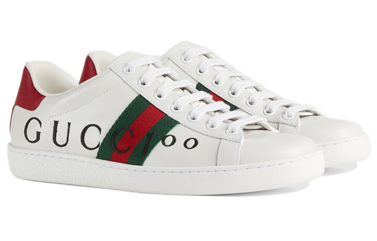 Order Gucci Gucci Ace 'Cetakan Gucci 100' 677717-0FI60-9063