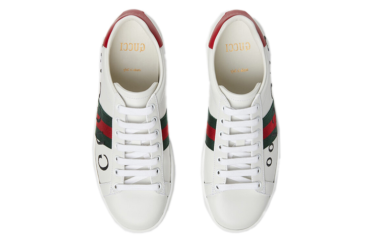 Shop Gucci Gucci Ace 'Cetakan Gucci 100' 677717-0FI60-9063