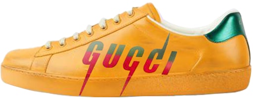 Gucci Gucci Ace 'Gucci Blade - Distressed Yellow' 576137-A38V0-7670 Gucci Gucci Ace 'Gucci Blade - Distressed Yellow' 576137-A38V0-7670