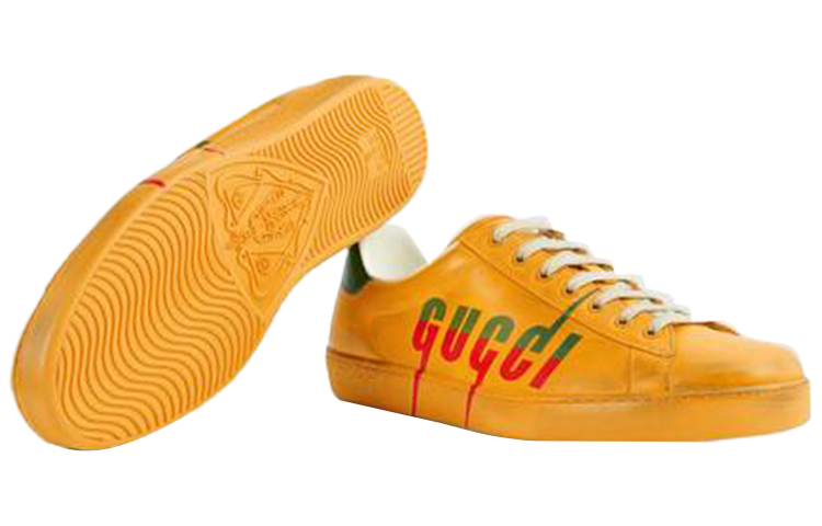 Purchase 구찌 에이스 '블레이드 빈티지 옐로우' 576137-A38V0-7670