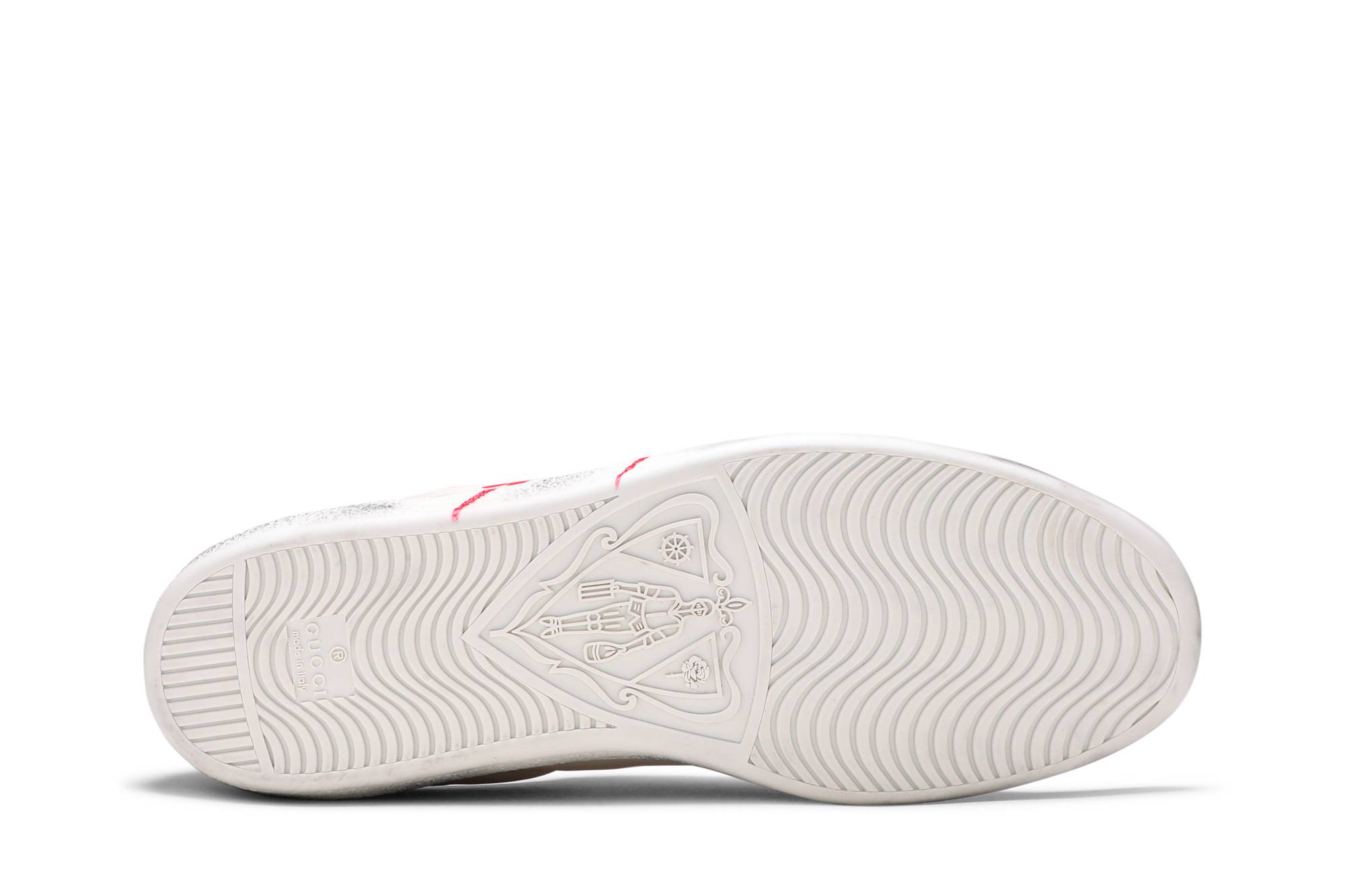 Shop グッチ エース ブレード (ダメージ加工ホワイト) 576137-A38V0-9090