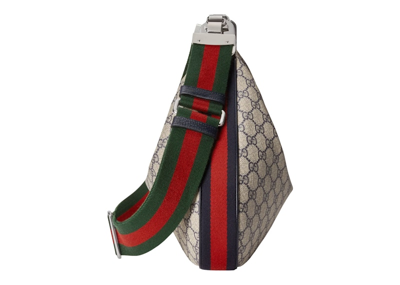 Order Gucci Gucci Attache 中型肩背包 米色/藍色