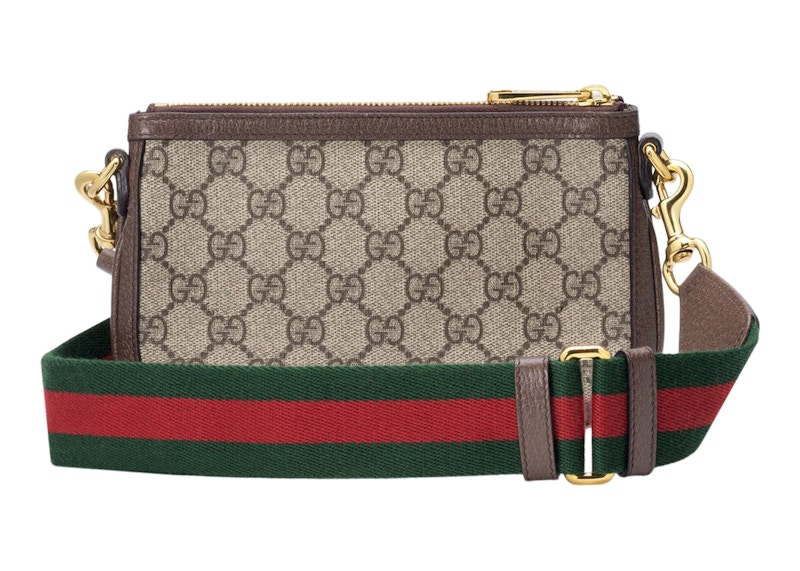 Lookbook Gucci Blondie GG 迷你包 GG Supreme 米色/深棕色/綠色/紅色。