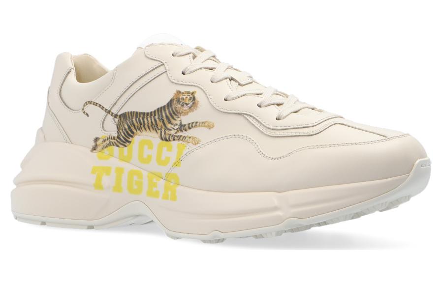 Order GUCCI古馳 Rhyton 虎年系 中筒 爸爸鞋 男款 象牙白