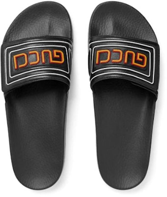 Sandal Gucci Logo Hitam 575072-DIR00-1000 Lookbook Sandal Gucci Logo Hitam 575072-DIR00-1000