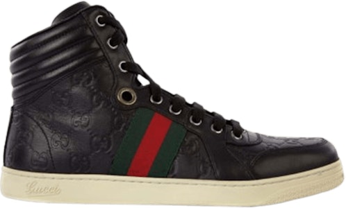 グッチ グッチシマ ウェブ ハイカット (黒) 221825-A9L90-1072 Buy グッチ グッチシマ ウェブ ハイカット (黒) 221825-A9L90-1072