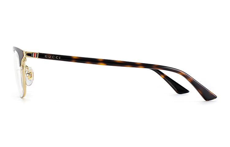 GUCCI Half-frame Square Tortoiseshell Optical Glasses Unisex GG0131O-002 圖 4