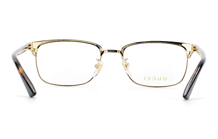 GUCCI Half-frame Square Tortoiseshell Optical Glasses Unisex GG0131O-002 圖 5
