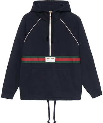 구찌 하프집 니트 코튼 후디 남성 FW21 블랙 645320-XJDAK-1060 Buy 구찌 하프집 니트 코튼 후디 남성 FW21 블랙 645320-XJDAK-1060