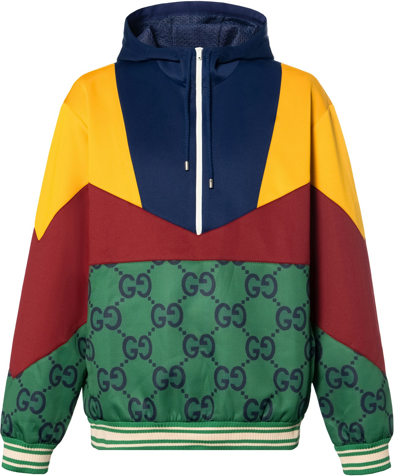 gucci-half-zip-pullover-sweatshirt-with-logo-print-patchwork-design-703307-xjd-9-v-3665