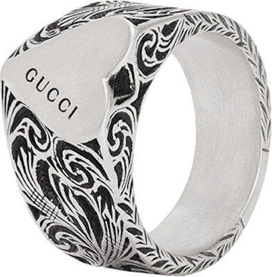 GUCCI Cincin Perak 925 Hati Unisex Rekaan Pasangan. 678913-J8400-0728 Buy GUCCI Cincin Perak 925 Hati Unisex Rekaan Pasangan. 678913-J8400-0728