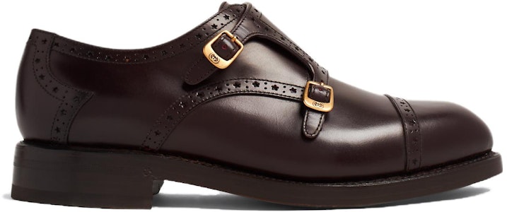 GUCCI古馳 皮革 圓頭搭扣 正裝皮鞋 男款 酒紅色 Order GUCCI古馳 皮革 圓頭搭扣 正裝皮鞋 男款 酒紅色