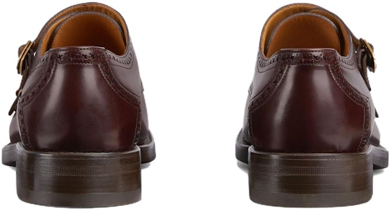 GUCCI古馳 皮革 圓頭搭扣 正裝皮鞋 男款 酒紅色 Purchase GUCCI古馳 皮革 圓頭搭扣 正裝皮鞋 男款 酒紅色