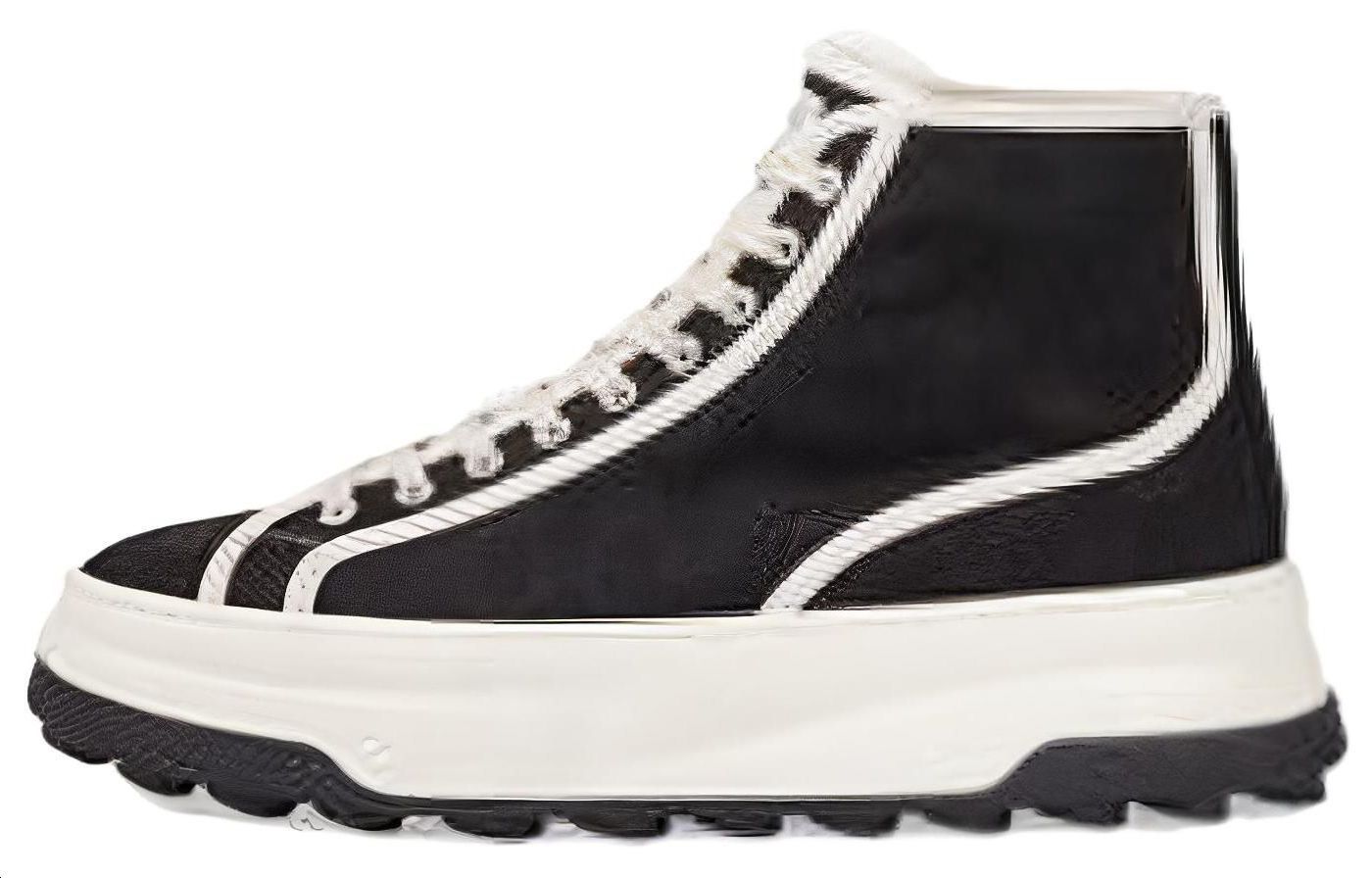 Gucci High-Top Canvas Sneaker 'White with Black Trim' 745999-20Q20-1043