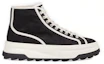 Lookbook Gucci High-Top Canvas Sneaker ''Wit met Zwarte Afwerking'' 745999-20Q20-1043