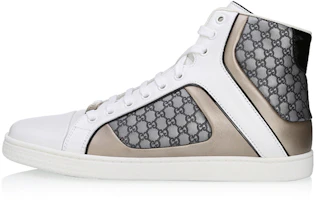 Gucci High-Top Fashion Sneakers 'White Grey' 283801-ART30-9085 Gucci High-Top Fashion Sneakers 'White Grey' 283801-ART30-9085