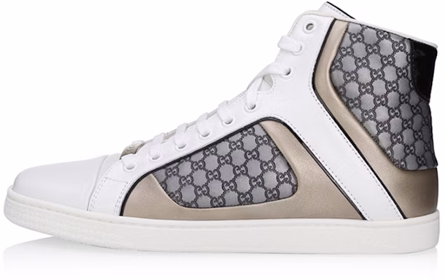 Gucci High-Top Fashion Sneakers 'White Grey' 283801-ART30-9085 Buy Gucci High-Top Fashion Sneakers 'White Grey' 283801-ART30-9085