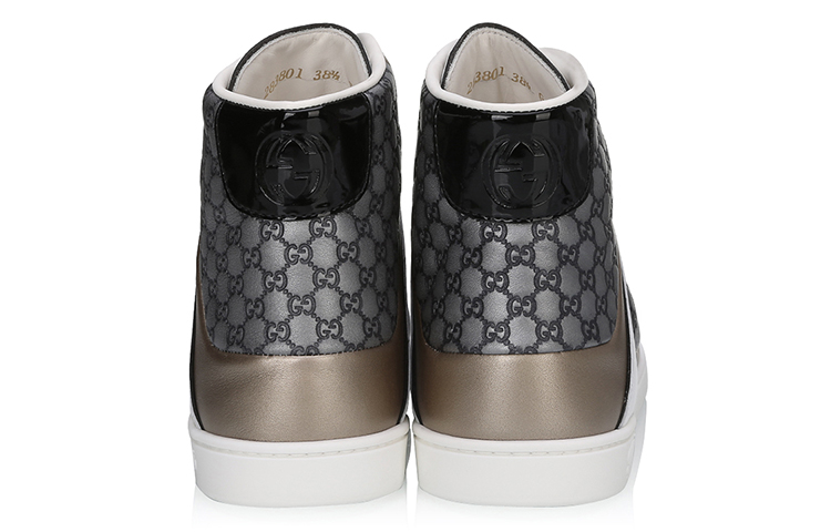 Lookbook Gucci High-Top Fashion Sneakers 'White Grey' 283801-ART30-9085