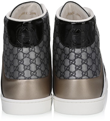 Gucci High-Top Fashion Sneakers 'White Grey' 283801-ART30-9085 Lookbook Gucci High-Top Fashion Sneakers 'White Grey' 283801-ART30-9085