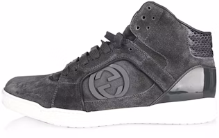 Gucci High-Top Leather Sneaker 'Black Grey' 295322-CFXNO-1320 Gucci High-Top Leather Sneaker 'Black Grey' 295322-CFXNO-1320